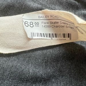 Small new gray dress.